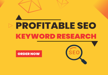 I will best SEO keyword research with longtail and competitor analysis