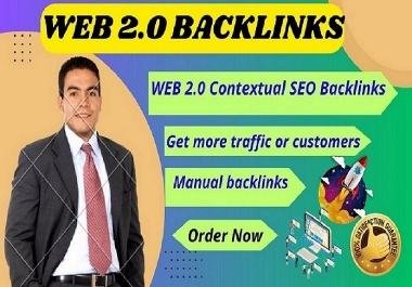 Create Top Quality 60+ Contextual Web 2.0 Premium Backlinks for your website ranking