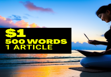 15 articles 500 words Any topic