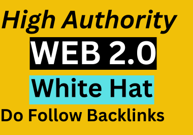 I will create unique Web 2.0 backlinks