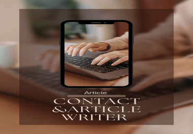 I will do any content any articles writing for you