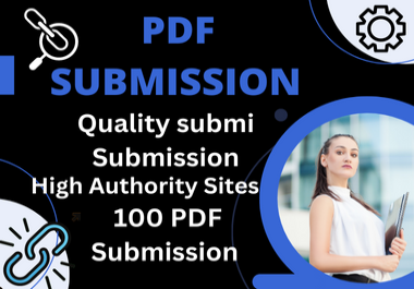 I Will provide 100 PDF submission SEO backlinks on top sharing site