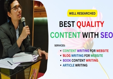 Congratulation Your search of Best content writer is over now