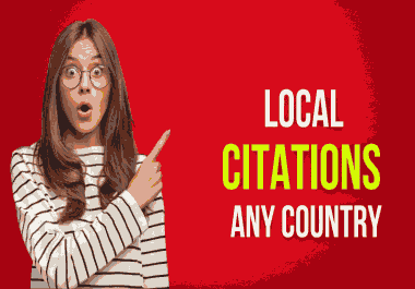 300 local citations and directory submissions,  any contry,  fast delivery
