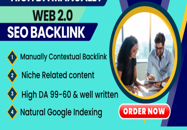 I will create 80 high DA DR dofollow web 2 0 backlinks