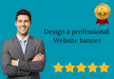 I will design awesome looking web banner