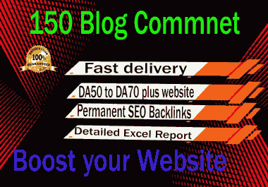 I will create unique 150 high quality backlinks