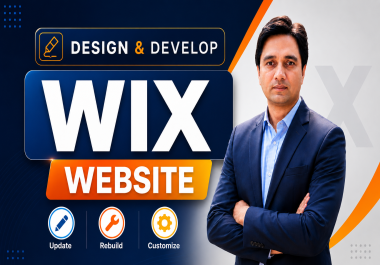 I Can Design,  Develop Wix Website,  Fully Responsive Website