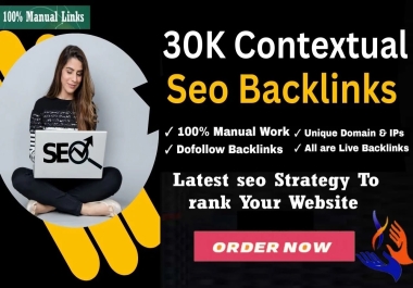 I will provide high quality contextual SEO dofollow backlinks
