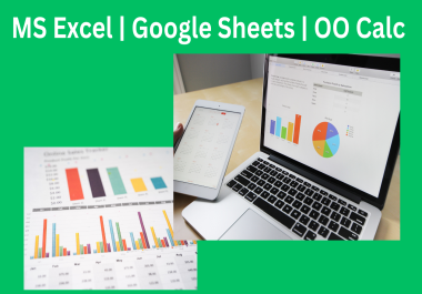Get your Excel,  Google Sheets & OO Calc work done