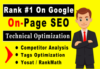 I will do onpage optimization and Technical SEO of your WordPress Webstie