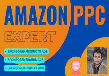 Optimize your amazon PPC advertising campaigns,  sponsored ads,  PPC management