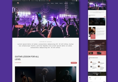 I will create a responsive and modern WordPress website