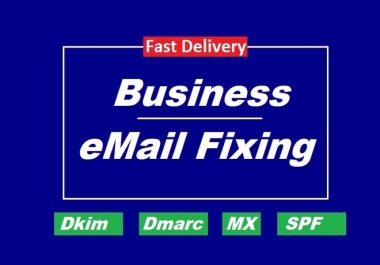 Fix gmail, g suite, workspace, DKIM, SPF, DMARC, Mta Sts, Authentication Block Error Problem Issues