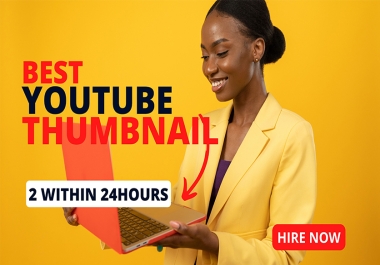 I will create 2 Video thumbnail within 24 hour