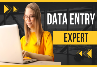 I am a Data entry,  copy writing and Excel professional. I have a good experience in data entry.