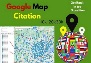 I will do 5100 map citation for your local business seo
