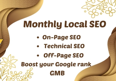 Monthly Local SEO Service For Website Top Ranking