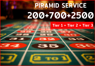PYRAMID SEO links for Casino Gambling, Poker sites: Tier1+Tier2+Tier3