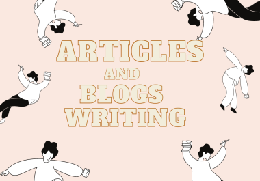 I will write articles and SEO blogs