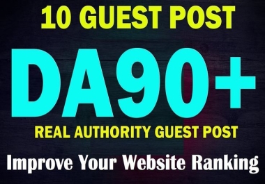 I will write and publish 10 guest post dofollow to your niche revelant