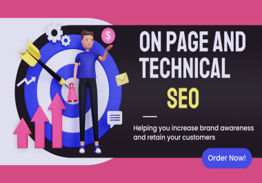 I will do on page SEO and technical SEO for your website