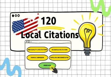 Top 120 USA local citations for Your local Business