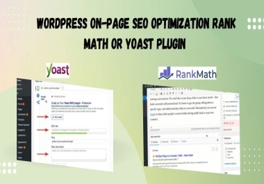 5 Page WordPress on page SEO optimization with Rank math and Yoast plugin