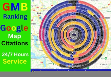 We will create 600 Google Map Citations to Rank your GMB for Local SEO.