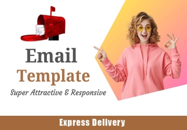 I will design HTML email template,  mailchimp template,  HTML newsletter,  figma to html email tmeplate