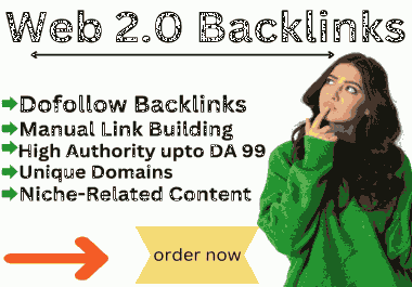 I will Create 70 Web2.0 contextual SEO Backlinks website