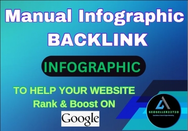 I will Create 50 Manual Infographic SEO Backlinks