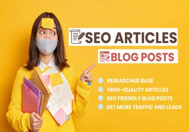 write high quality articles and blog posts