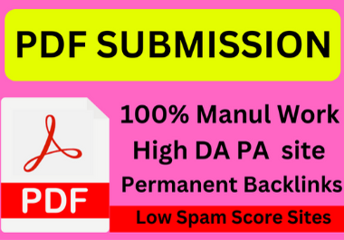 Manual PDF Submission Service
