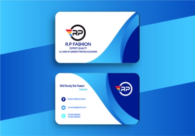 Professional Business Card Design for Your Brand