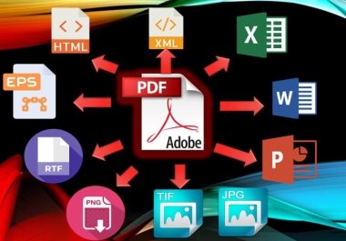 I will do PDF to word,  handwriting to word,  convert scan pdf to excel