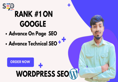 I will do effective on page seo with wordpress yoast and technical optimization