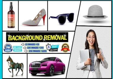 I will photoshop cut out images,  background removal in 24 hours