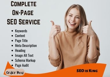 optimize website on-page SEO service for WordPress Shopify Wix Squarespace