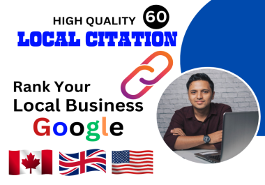 I will create 60 local citation for business listing and local SEO