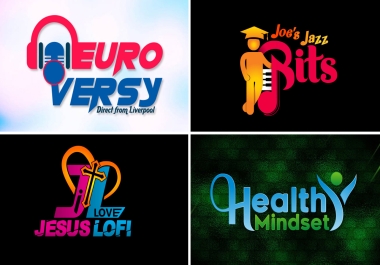 I will design attractive youtube logo and banner