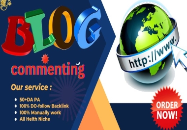 I will submit 500 manual do-follow high-quality backlinks with using blog comments
