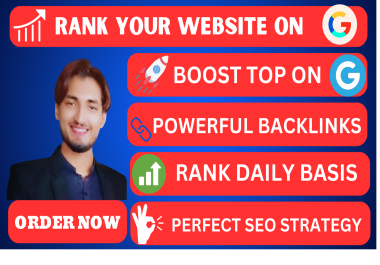 SEO Manual Link Building Service - Rank on google First Page with high DA PA Backlinks