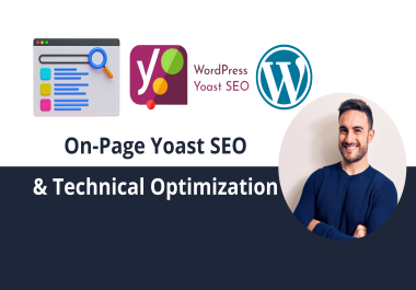 I will do on page yoast seo and technical optimization