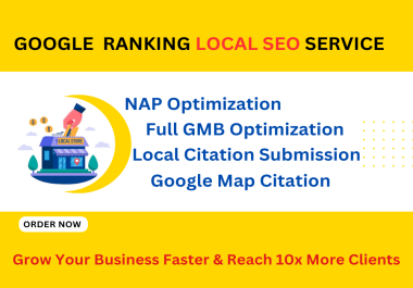 I will provide monthly local seo service and gmb ranking