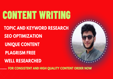 I Will Write High Quality Content For Your Blogs and Websites