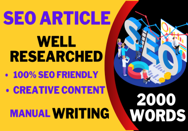 Write SEO Content and 100 plagiarism free Article on any niche for blog
