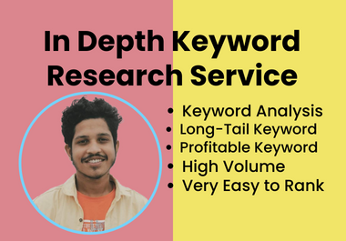 I will advance in depth keyword research for your website