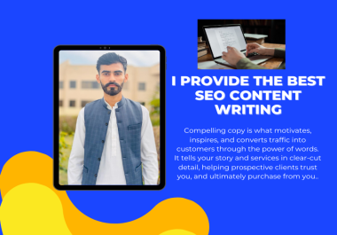 I will write SEO optimized content for your blog website