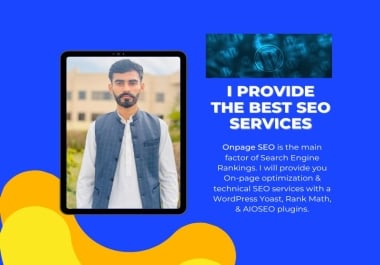 I will do SEO on page optimization and technical onpage of wordpress